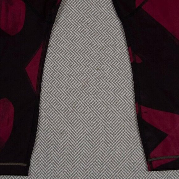 Lululemon All Sport Crop Patterned Backspin Stroke Dashing Purple Leggings 2 - Picture 4 of 12